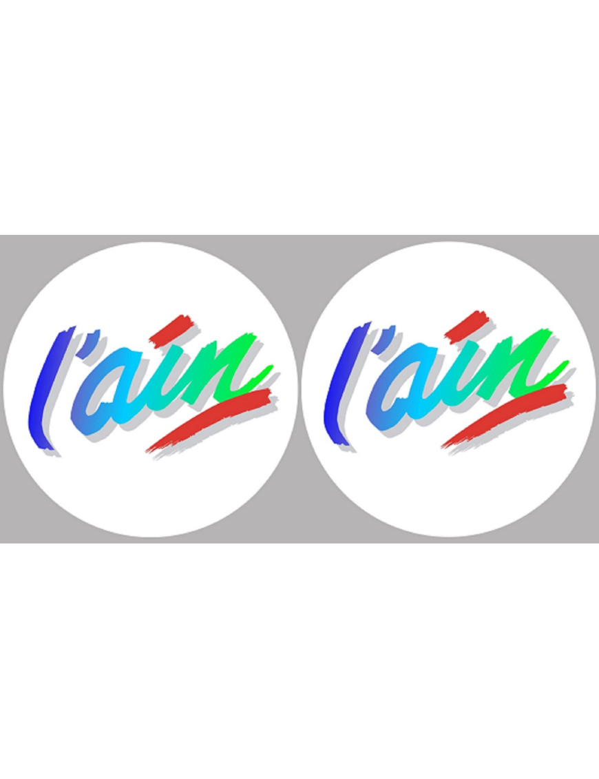 l'Ain 01 (2 fois 5cm) - Sticker/autocollant