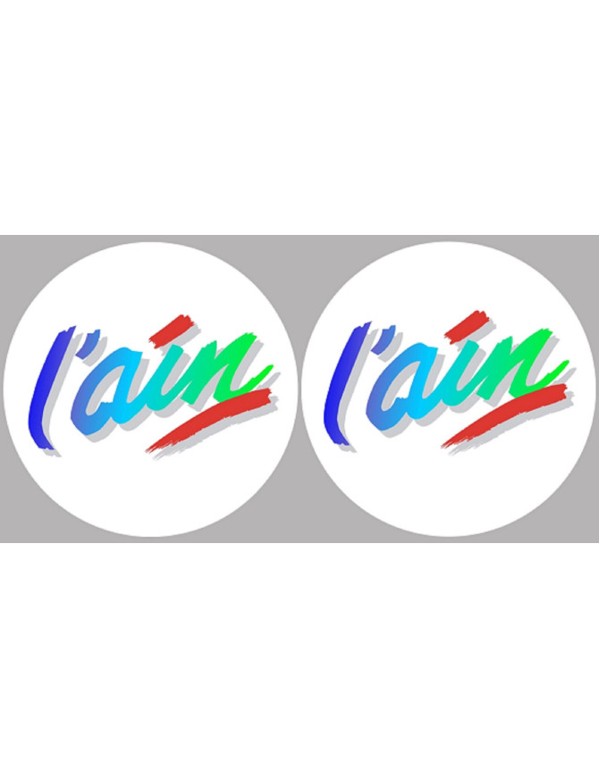 l'Ain 01 (2 fois 5cm) - Sticker/autocollant