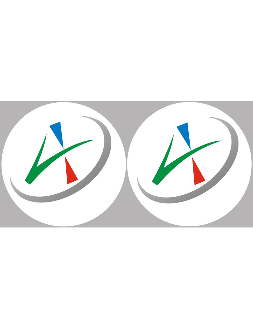 Allier 03 - 2fois 5cm - Sticker/autocollant