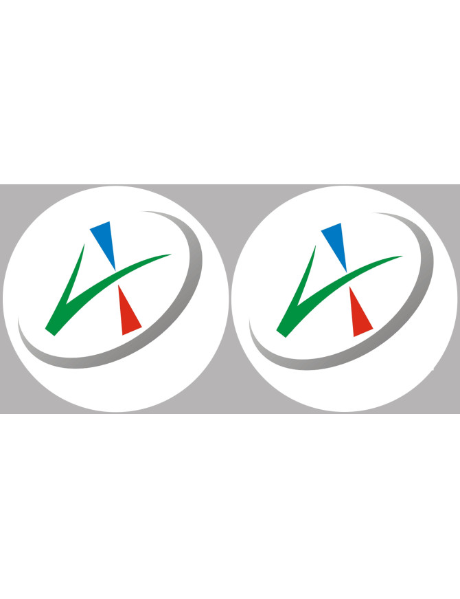 Allier 03 - 2fois 5cm - Sticker/autocollant