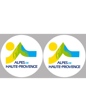 Alpes de Haute-Provence 04  - 2fois 5cm - Sticker/autocollant