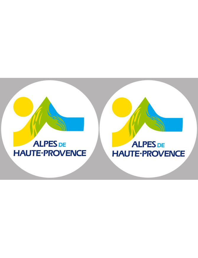 Alpes de Haute-Provence 04  - 2fois 5cm - Sticker/autocollant