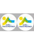 Alpes de Haute-Provence 04  - 2fois 5cm - Sticker/autocollant