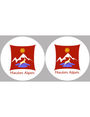 Les Hautes Alpes 05  - 2fois 5cm - Sticker/autocollant