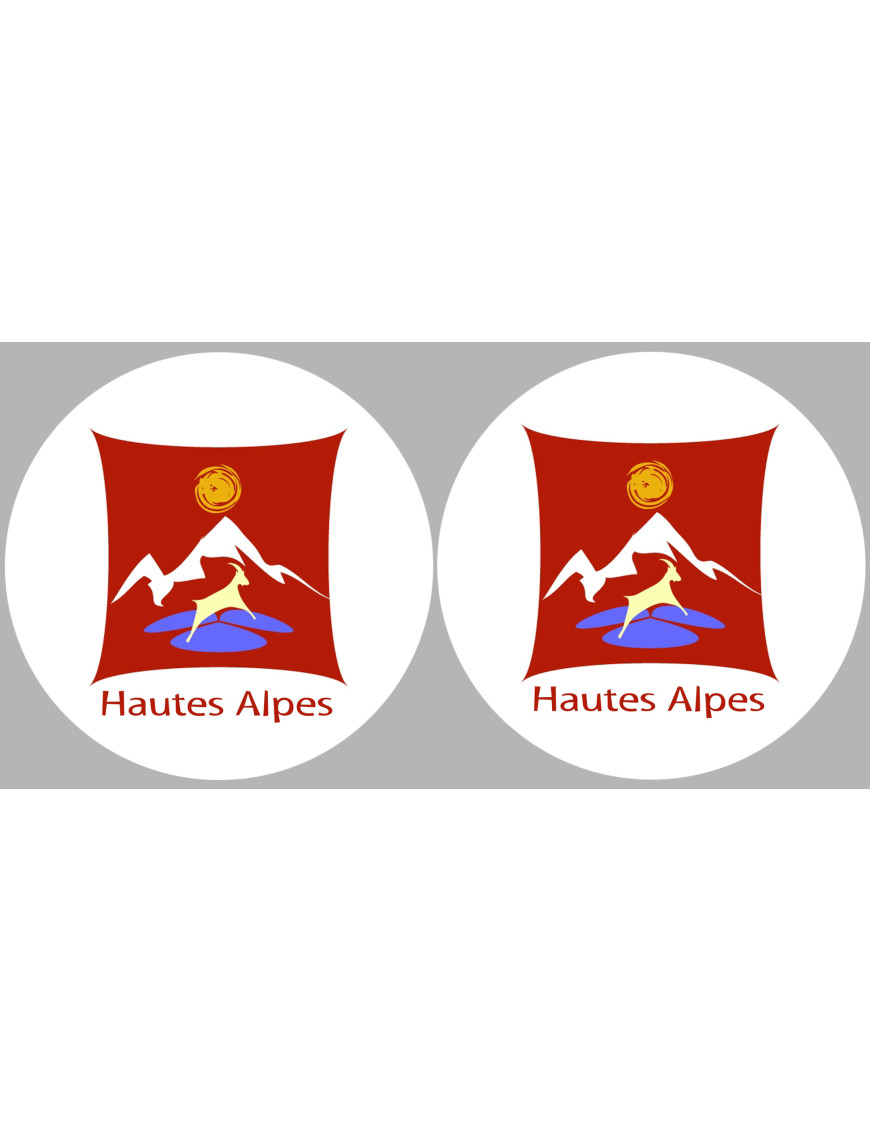 Les Hautes Alpes 05  - 2fois 5cm - Sticker/autocollant