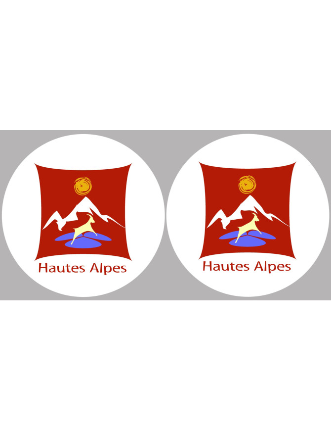 Les Hautes Alpes 05  - 2fois 5cm - Sticker/autocollant