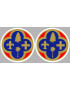 Les Alpes Maritimes 06  - 2fois 5cm - Sticker/autocollant