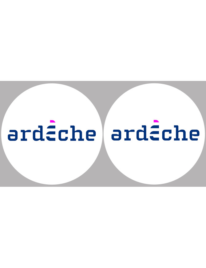 l'Ardèche 07  - 2fois 10cm - Sticker/autocollant