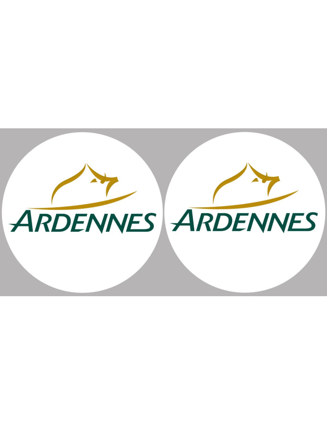 Ardennes  - 2fois 5cm - Sticker/autocollant