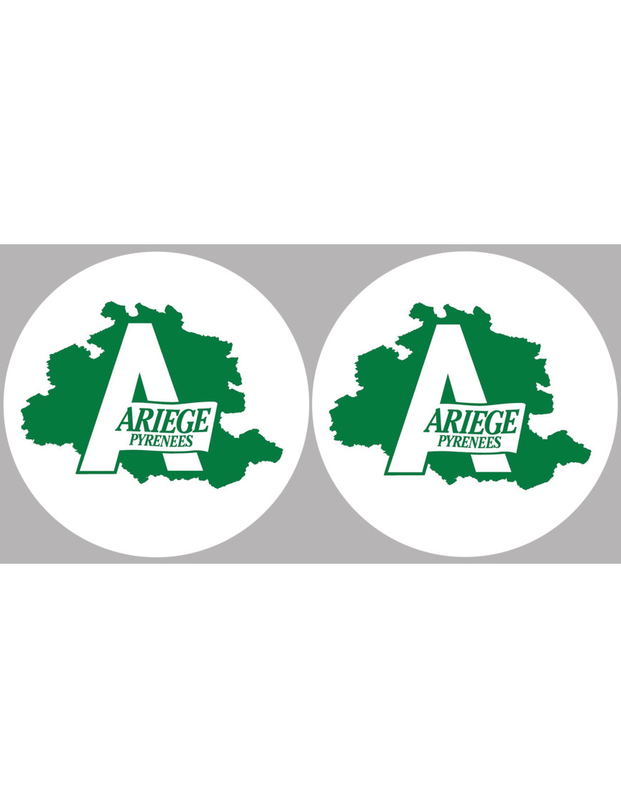 Ariège 09  - 2fois 5cm - Sticker/autocollant