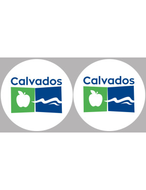Calvados 14  - 2fois 5cm - Sticker/autocollant
