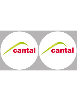 Cantal 15  - 2fois 5cm - Sticker/autocollant