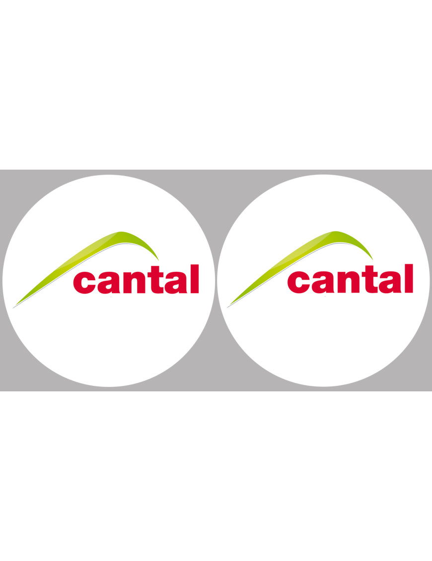 Cantal 15  - 2fois 5cm - Sticker/autocollant