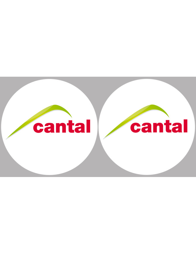 Cantal 15  - 2fois 5cm - Sticker/autocollant