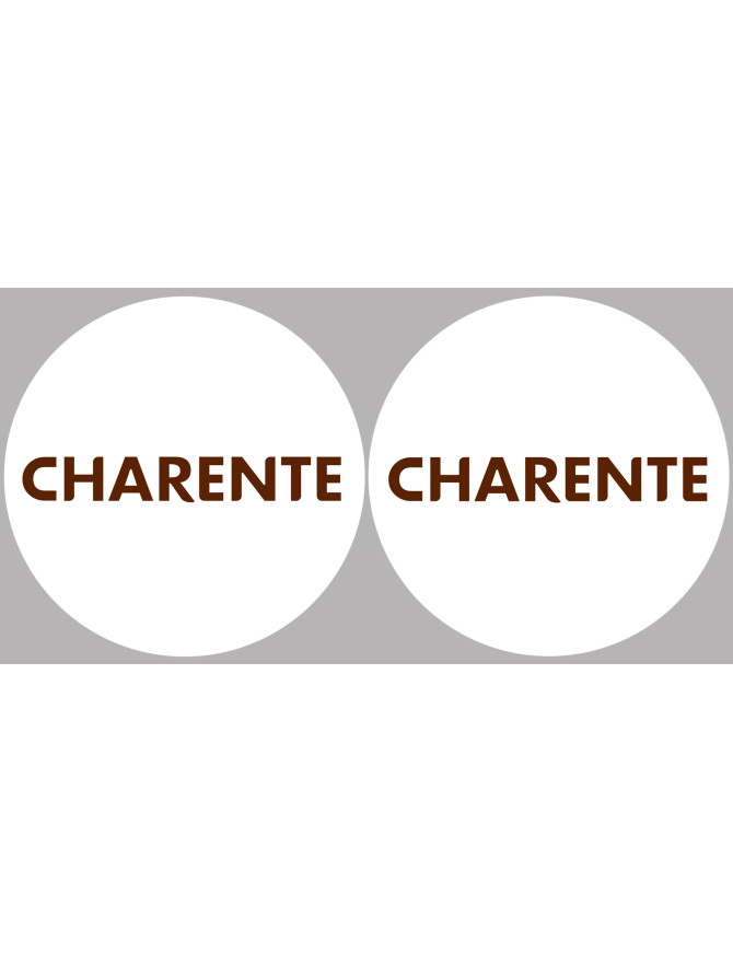 La Charente 16  - 2fois 5cm - Sticker/autocollant