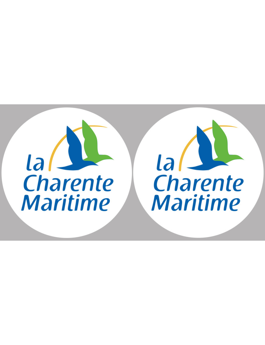 La Charente Maritime 17  - 2fois 5cm - Sticker/autocollant