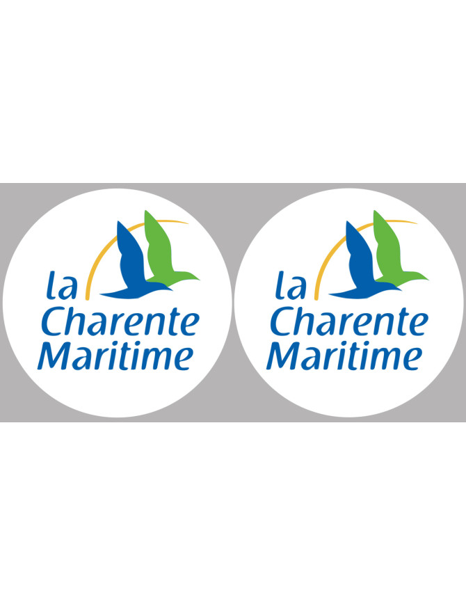 La Charente Maritime 17  - 2fois 5cm - Sticker/autocollant
