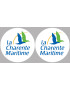 La Charente Maritime 17  - 2fois 5cm - Sticker/autocollant