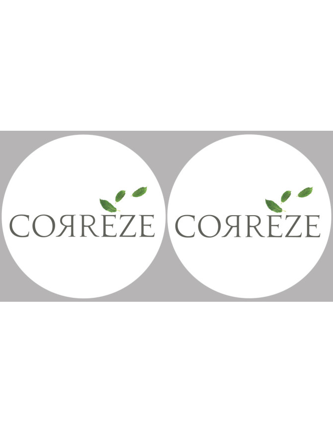 La Corrèze 19 - 2fois 5cm - Sticker/autocollant