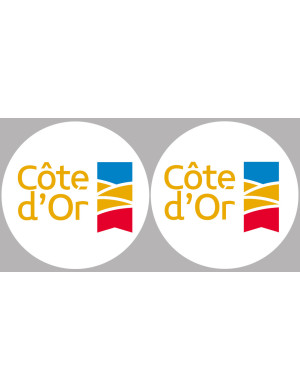 La Côte d'Or 21 - 2fois 5cm - Sticker/autocollant