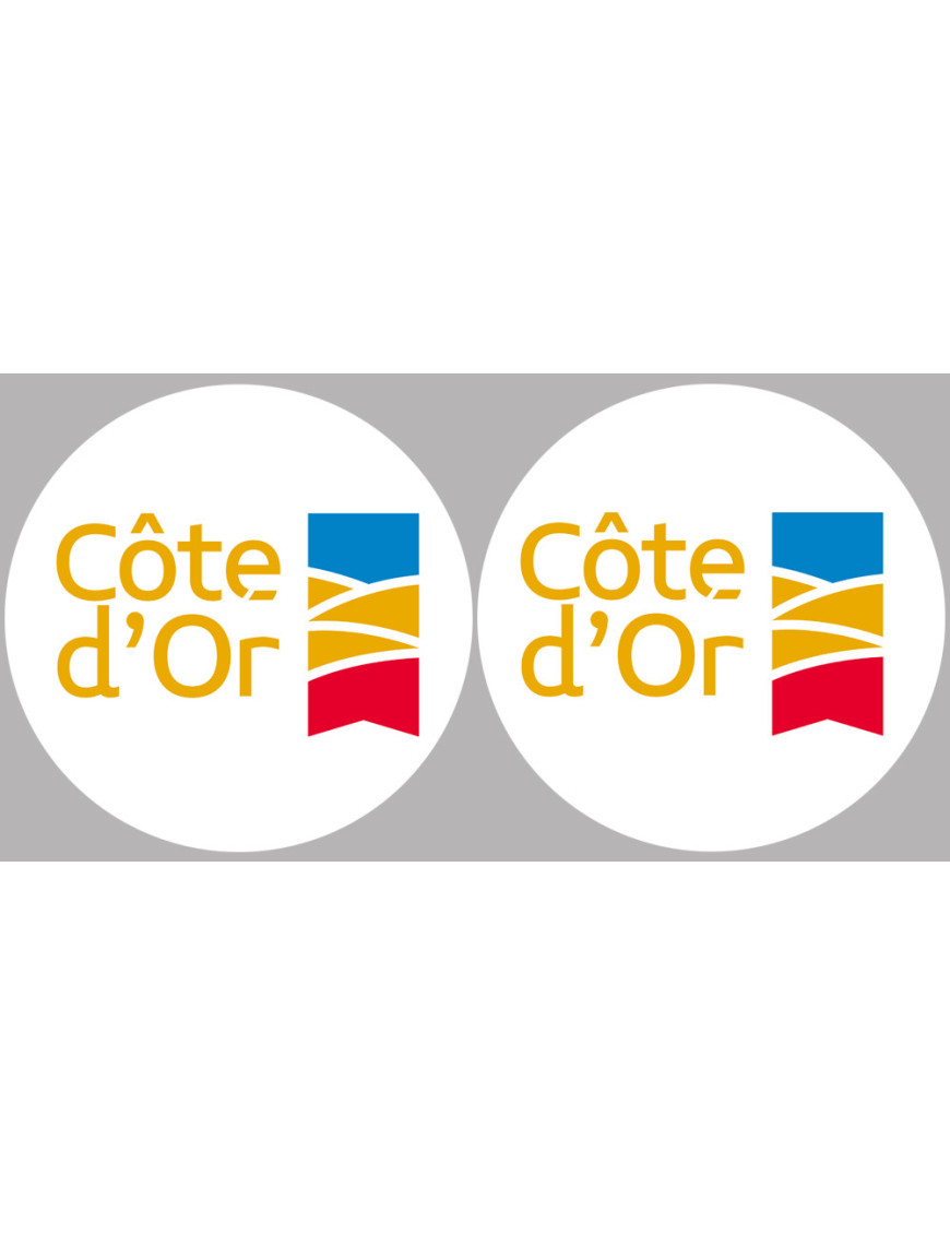 La Côte d'Or 21 - 2fois 5cm - Sticker/autocollant