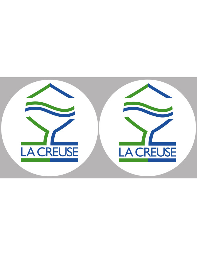 la Creuse  (2fois 5cm) - Sticker/autocollant