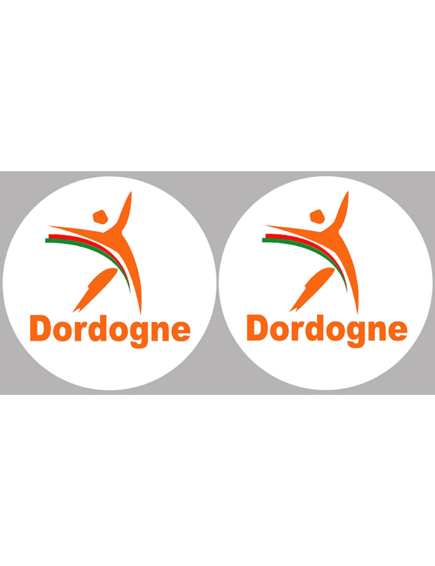 Dordogne (2fois 5cm) - Sticker/autocollant