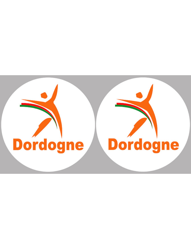 Dordogne (2fois 5cm) - Sticker/autocollant