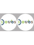 Doubs (2fois 5cm) - Sticker/autocollant