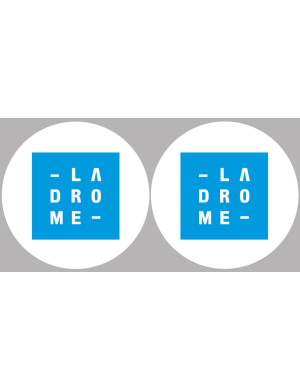 la Drôme (2fois 5cm) - Sticker/autocollant