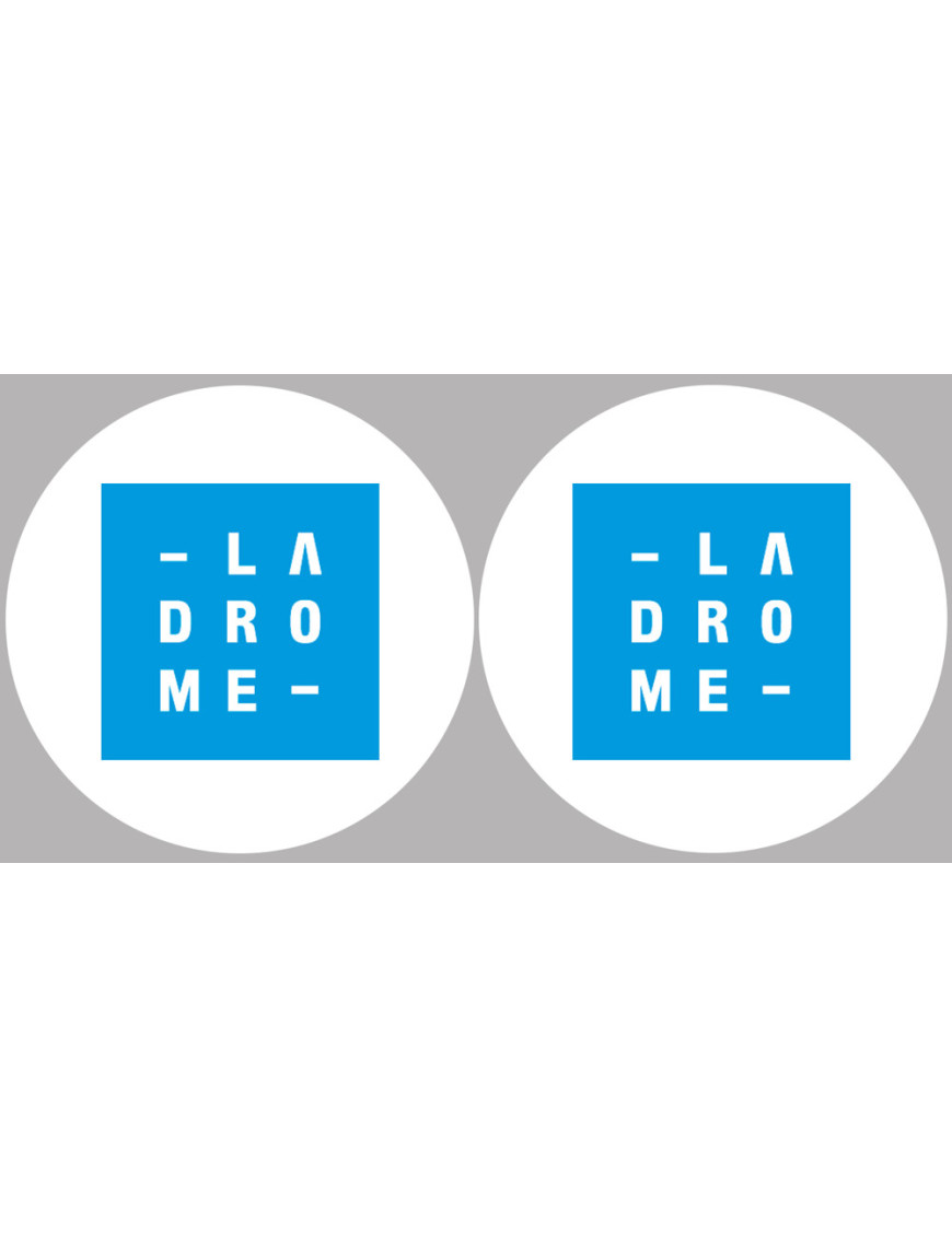 la Drôme (2fois 5cm) - Sticker/autocollant