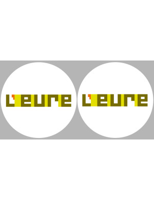 l'Eure (2fois 5cm) - Sticker/autocollant