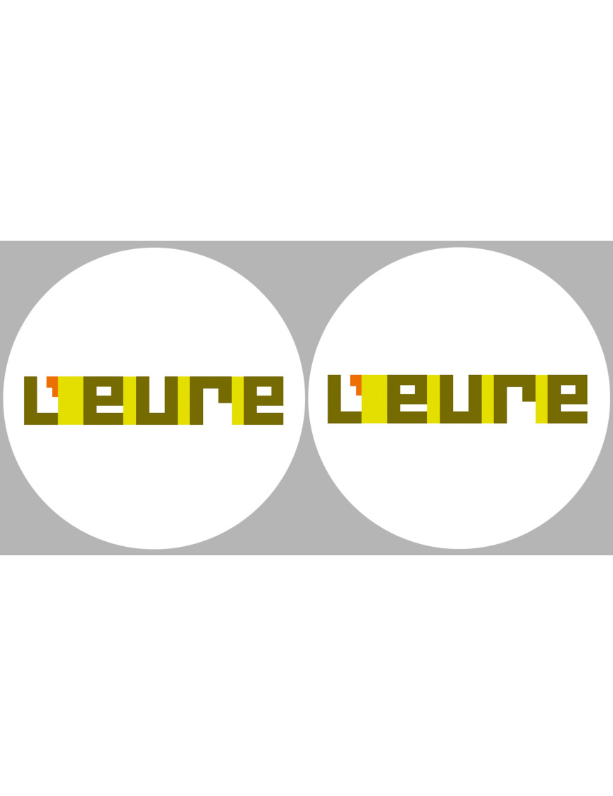 l'Eure (2fois 5cm) - Sticker/autocollant