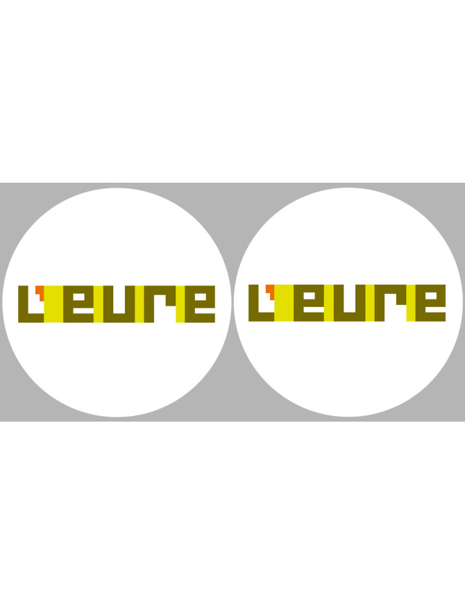 l'Eure (2fois 5cm) - Sticker/autocollant