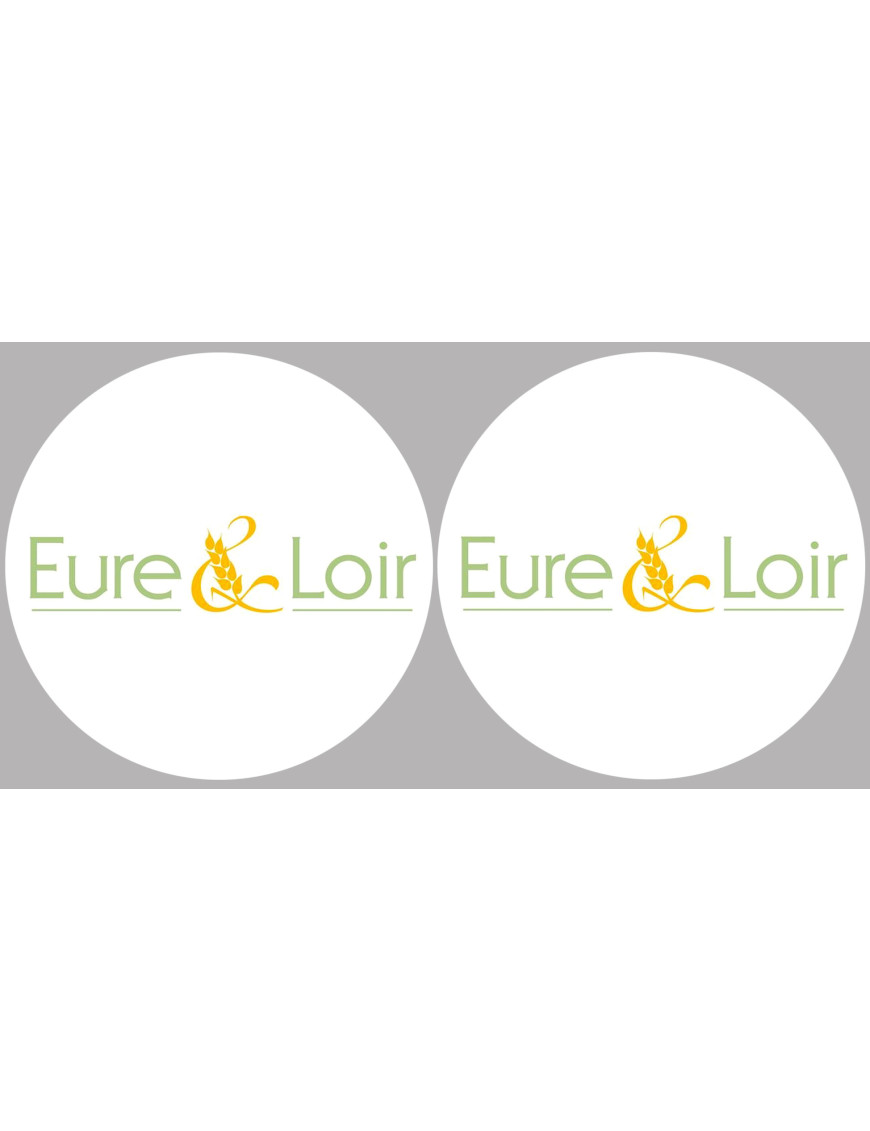 l'Eure et Loir (2fois 5cm) - Sticker/autocollant