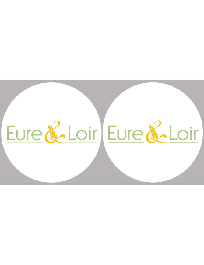 l'Eure et Loir (2fois 5cm) - Sticker/autocollant