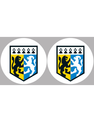 Finistère (2fois 5cm) - Sticker/autocollant