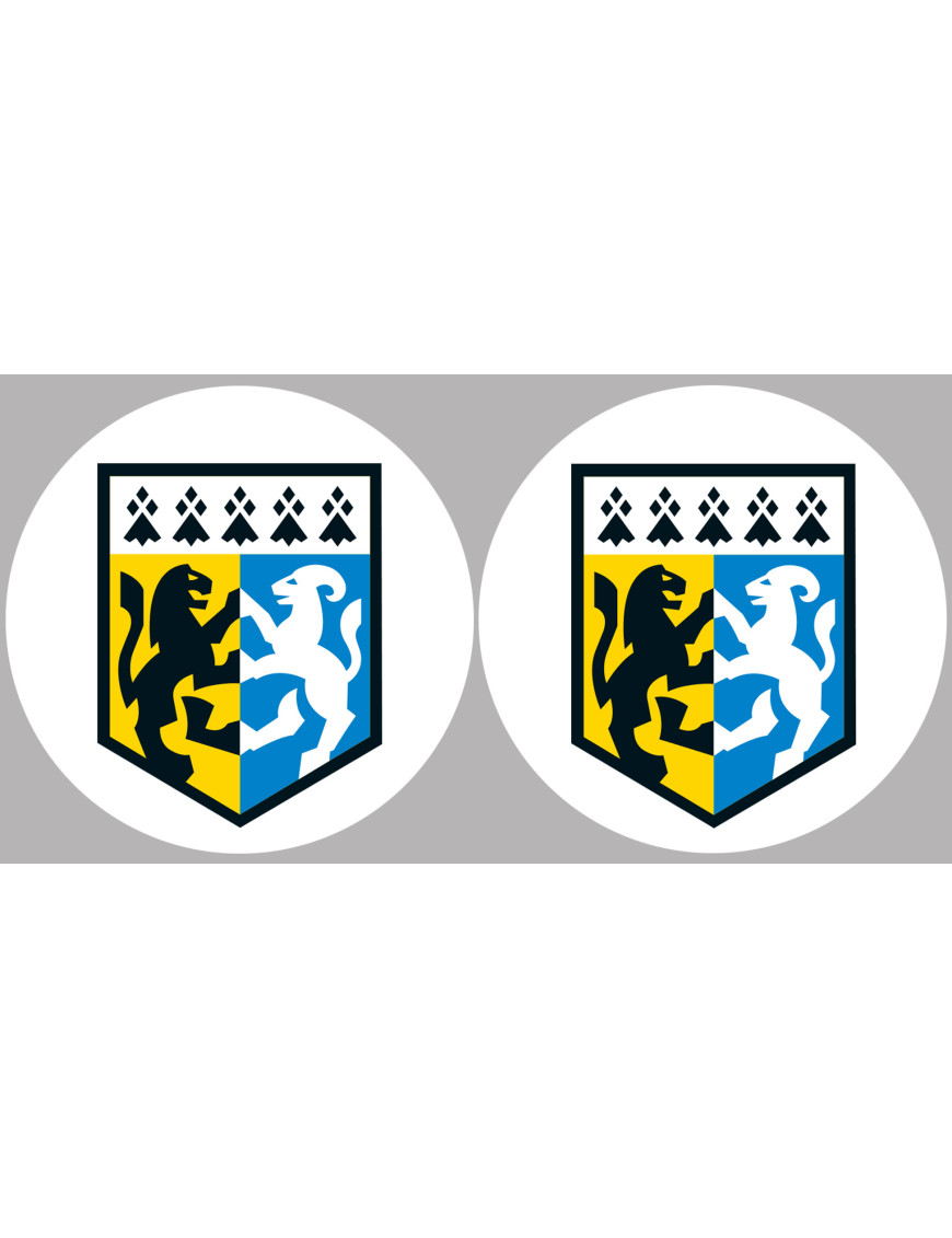 Finistère (2fois 5cm) - Sticker/autocollant