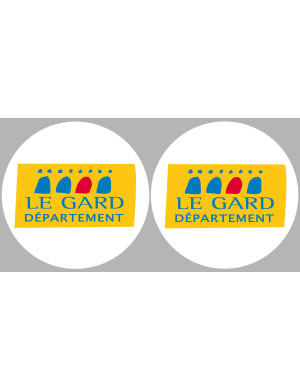 le Gard (2fois 5cm) - Sticker/autocollant
