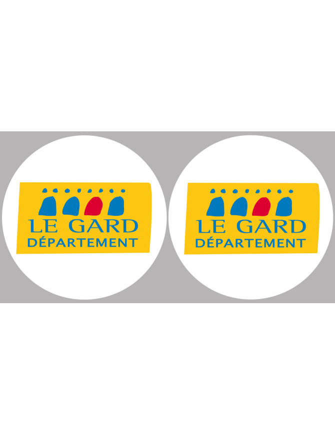 le Gard (2fois 5cm) - Sticker/autocollant