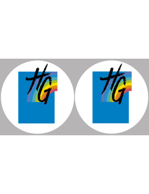 la Haute Garonne (2fois 5cm) - Sticker/autocollant