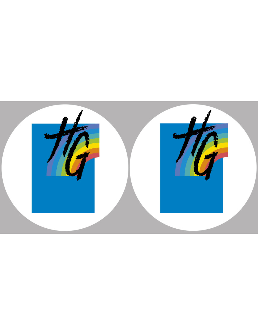 la Haute Garonne (2fois 5cm) - Sticker/autocollant