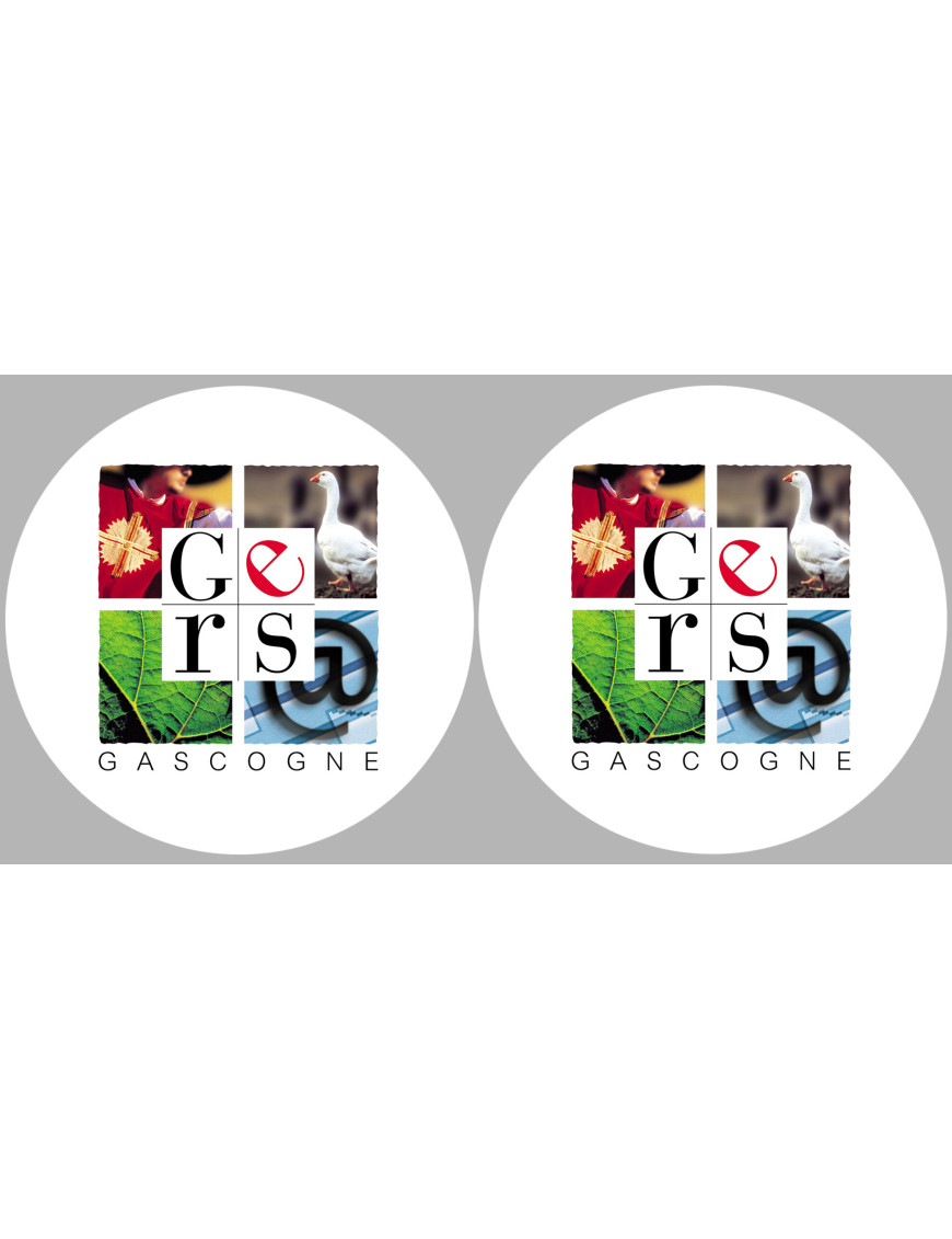 le Gers (2fois 5cm) - Sticker/autocollant