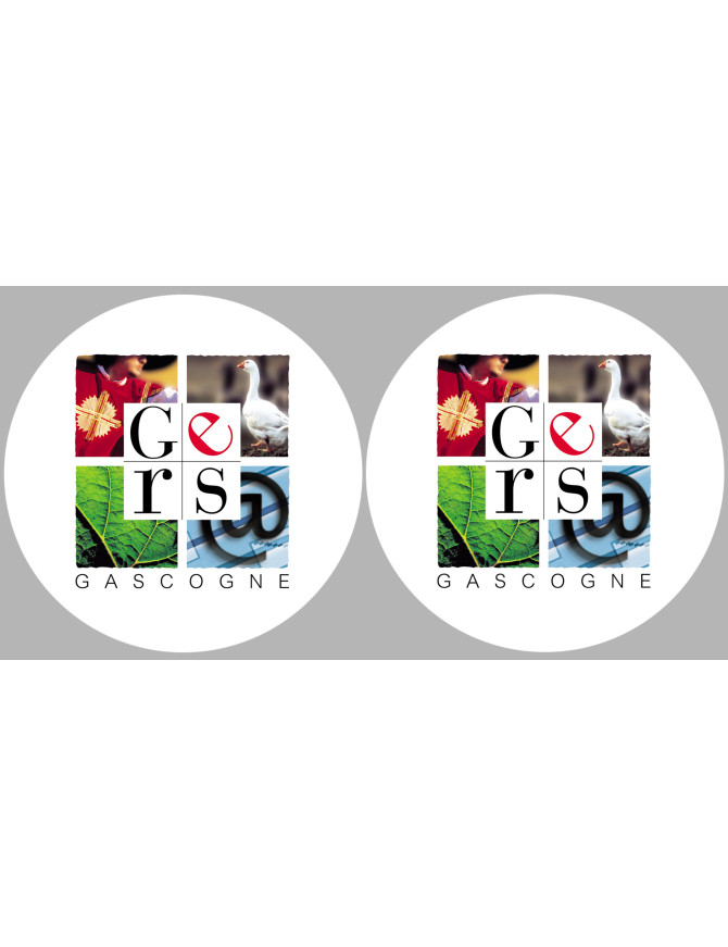 le Gers (2fois 5cm) - Sticker/autocollant