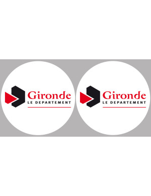 la Gironde (2fois 5cm) - Sticker/autocollant