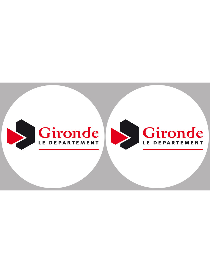 la Gironde (2fois 5cm) - Sticker/autocollant