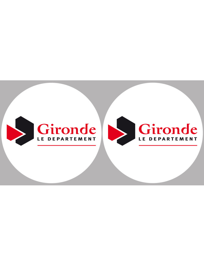 la Gironde (2fois 5cm) - Sticker/autocollant