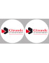 la Gironde (2fois 5cm) - Sticker/autocollant