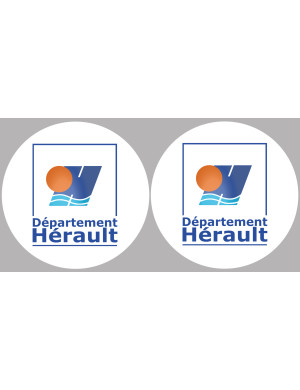 l'Hérault (2fois 5cm) - Sticker/autocollant