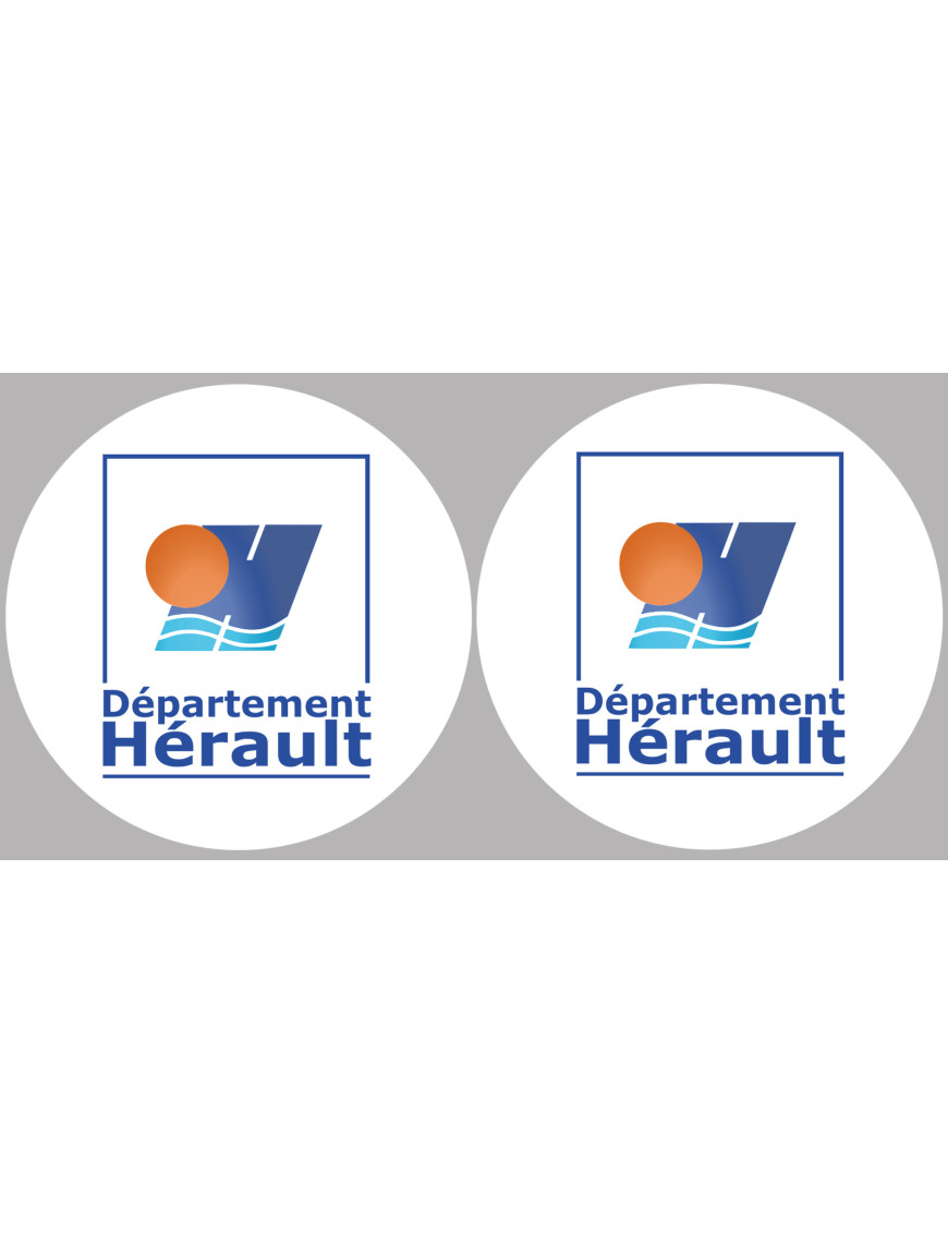 l'Hérault (2fois 5cm) - Sticker/autocollant